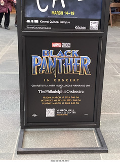 Kimmel Center - Verizon Hall - Philadelphia Orchestra - Black Panther poster