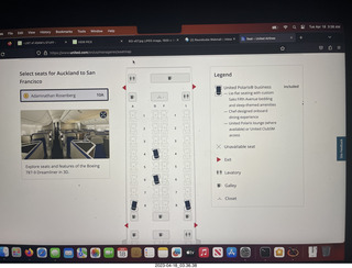 7 a1s. airline web page for later flights