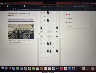 8 a1s. airline web page for later flights
