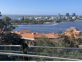 80 a1s. Astro Trails - Perth tour - Australian Botanical Garden - aerial walkway view of Perth