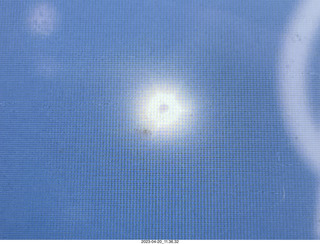 42 a1s. Astro Trails - Exmouth - total solar eclipse! (picture of my own picture)