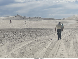 40 a1s. Astro Trails - Australia - sand dunes