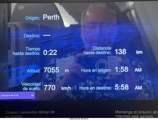 9 a1s. PER-AKL in-flight times
