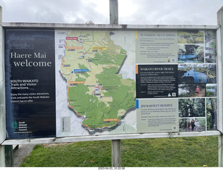 46 a1s. New Zealand - South Waikato hot springs - sign