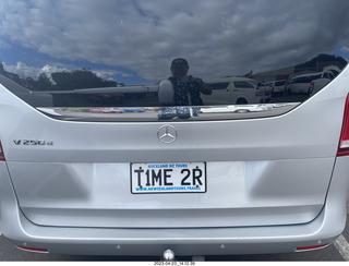 195 a1s. New Zealand - our van license plate