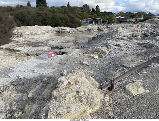216 a1s. New Zealand - Hell's Gate - mud and thermal walk