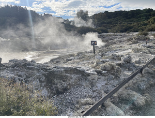 218 a1s. New Zealand - Hell's Gate - mud and thermal walk