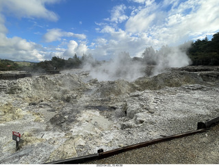 231 a1s. New Zealand - Hell's Gate - mud and thermal walk