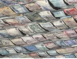 139 a1s. New Zealand - Huka Falls River Cruise + dollar bills