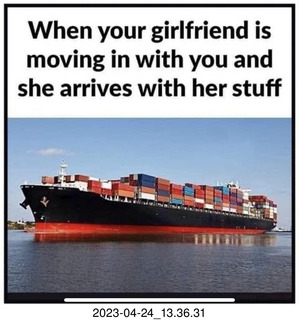 195 a1s. Facebook - when your gilrfriend is moving in....