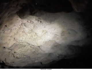 126 a1s. New Zealand - Spellbound Glowworm & Cave Tours - cave with visible glowworms