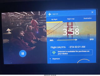 3 a1s. trip from Auckland to San Francisco display