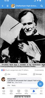 President G.W.Bush at Cheltenham