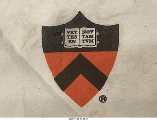 Princeton University napkin