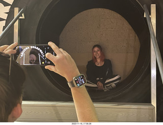 Odysea Aquarium  - Tyler taking a picture of Ashley