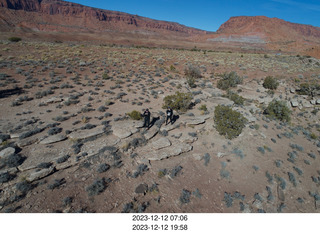 294 a20. Drone photo - Wee Hope Mine area + Adam + Tyler