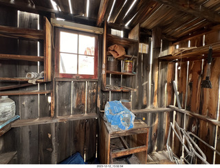 176 a20. Happy Canyon airstrip - old buildings and stuff