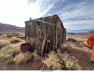 233 a20. Happy Canyon airstrip -  old buildings and stuff