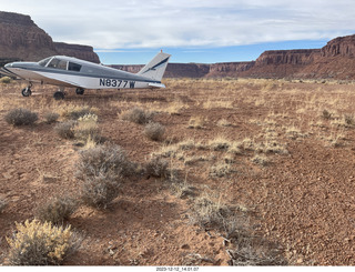 246 a20. Happy Canyon airstrip - N8377W