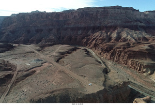 297 a20. Tyler drone photo - Hidden Splendor airstrip + N8377W