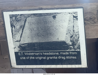 34 a20. Utah - Hanksville - Wolverton Mill sign