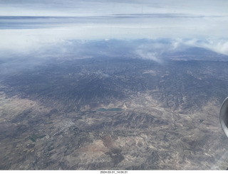 5 a23. aerial - airline flight to Mexico