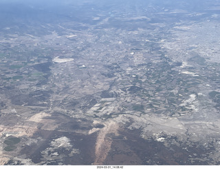 7 a23. aerial - airline flight to Mexico