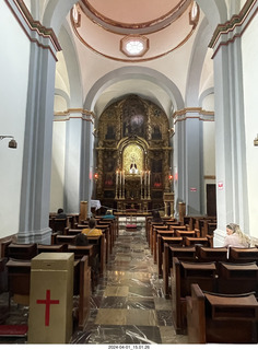 89 a24. Mexico City - Coyoacan - church