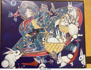 107 a24. San Miguel de Allende - Hecho en Mexico restaurant - painting