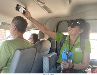 46 a24. our guide Alejandra (in green)