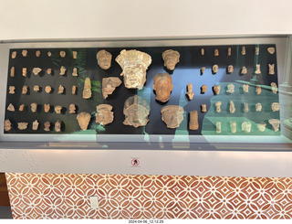 81 a24. town of Tequila tour - horse museum display