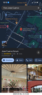 241 a24. directions back to Jose Cuervo Forum