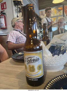 44 a24. Torreon - Charly Beach restaurant - my beer