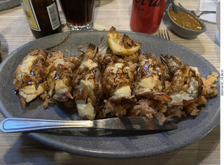 46 a24. Torreon - Charly Beach restaurant - my meal