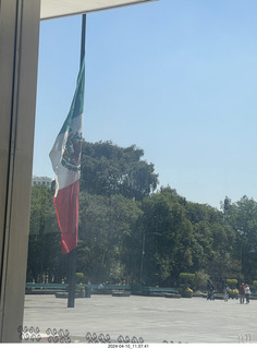 208 a24. Mexico City - Museum of Anthropology outside