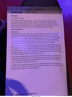 Scottsdale Arts - Herb Alpert and Lani Hall program