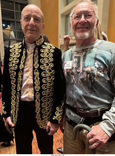 dinner - waiter and Adam