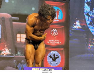 NPC Valley of the Sun Championships - Wings of Strength show - Anthony Sheppard asked to take the medal off to show his abs