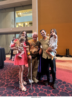 Adam with Karen and Shaun Mason