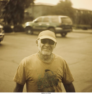 Lost Dog Wash hike - Adam shirtless
