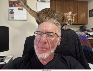 Lost Dog Wash hike - Adam shirtless