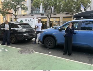 Midtown Manhattan - Stuart Weitzman sign photographers