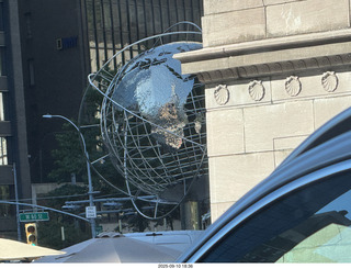 Midtown Manhattan - globe sculpture