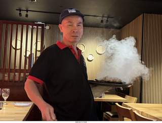 Midtown Manhattan - Anthony Jr. with my cane