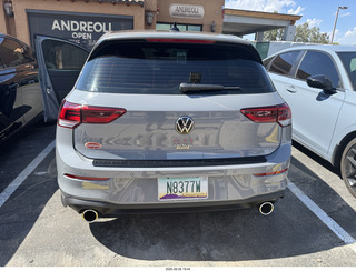 my new VW Golf R + Adam