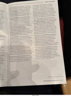 Symphony Hall - Phoenix Symphony program