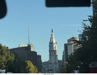 view from the train in Philadephia