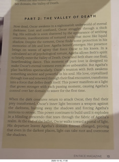 Philadelphia Ballet - Evening of Horrors program