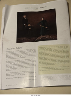 Philadelphia Ballet - Evening of Horrors program