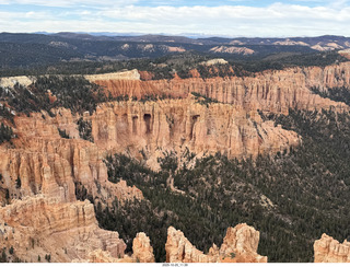 65 a2n. aerial Bryce Canyon National Park Amphitheater